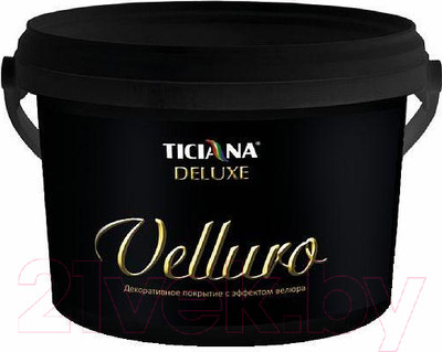 Защитно-декоративный состав Ticiana Deluxe Velluro (900мл, soft silver)
