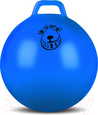 Фитбол с ручкой Indigo Sport IN093 (55см, голубой)