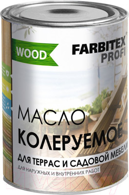 Масло для древесины Farbitex Profi Wood (900мл, калужница)