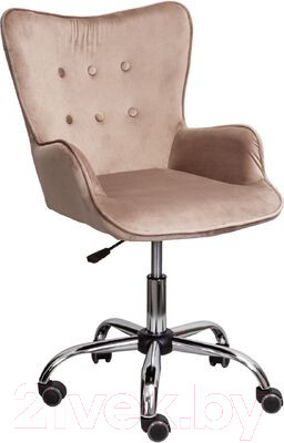 Кресло офисное AksHome Bella (велюр бежевый)