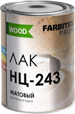 Лак Farbitex Profi Wood НЦ-243 (700г, матовый)