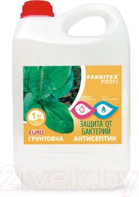 Грунтовка Farbitex Профи Антисептик (1кг)