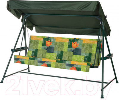 Качели садовые Удачная мебель Касабланка (зеленый 504)