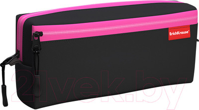 Пенал Erich Krause Black&Pink / 48999