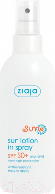 Лосьон солнцезащитный Ziaja Sun SPF50+ (170мл)