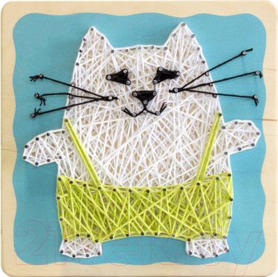 Набор для творчества «изонить» Woody Цвик-арт Кот / 02215