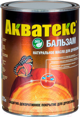 Масло для древесины Акватекс 750мл (лиственница)