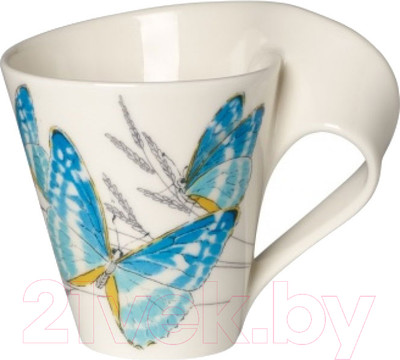Кружка Villeroy & Boch NewWave Caffe Animals of the World / 10-4192-9100 (Morpho Cypris)