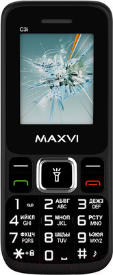 Мобильный телефон Maxvi C 3i (черный)