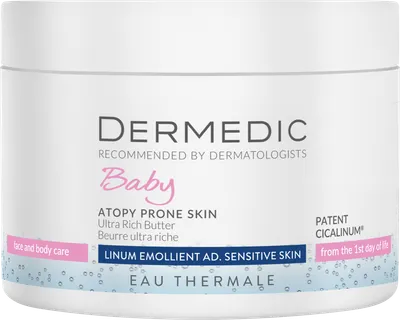 Косметическое масло детское Dermedic Emolient Linum Baby интенсивное липидовосполняющее (225г)