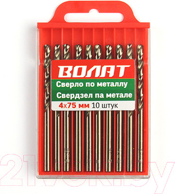 Набор сверл Волат 85042-075