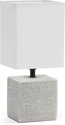 Прикроватная лампа Лючия Пьемонт 505 (серо-белый/белый)