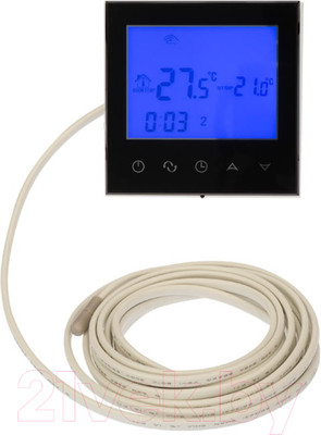 Терморегулятор для теплого пола Rexant 51-0591 Wi-Fi (черный)