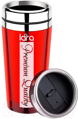 Термокружка Lara LR04-32 (красный)