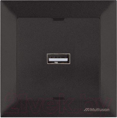 Розетка Mutlusan Daria 2120 448 0184 (черный)