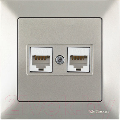 Розетка Mutlusan Daria 2120 141 0183 (титан)