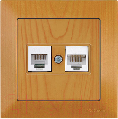 Розетка Mutlusan Daria 2120 139 0158 (дуб)