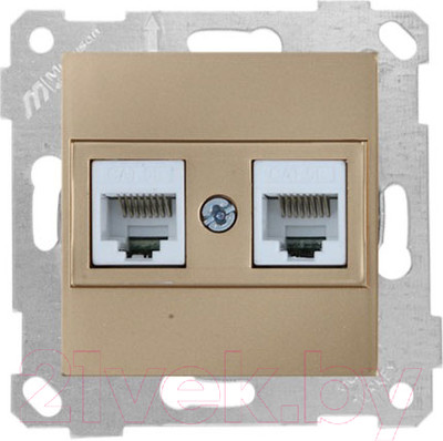 Розетка Mutlusan Rita 2200 138 0180 (золотой)