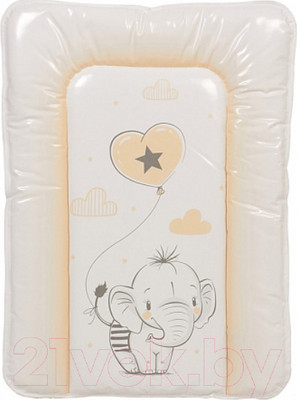 Пеленальный матрас Polini Kids Слоник 70x50 (макиато)