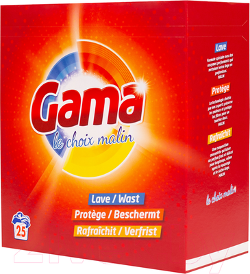 Стиральный порошок GAMA Regular Универсальный в коробке (1.625кг)