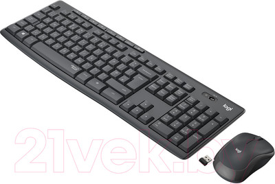 Комплект клавиатура и мышь Logitech MK295 (графит)
