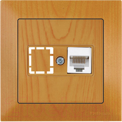 Розетка Mutlusan Daria 2120 136 0158 (дуб)