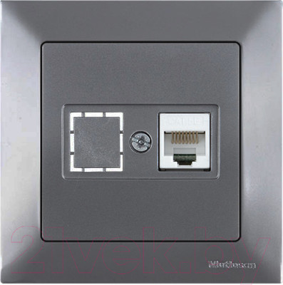 Розетка Mutlusan Daria 2120 136 0195  (дымчатый)