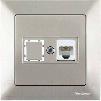 Розетка Mutlusan Daria 2120 136 0183 (титан)