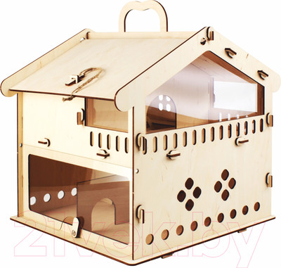 Клетка для грызунов Woody Домик для хомячка / 06008