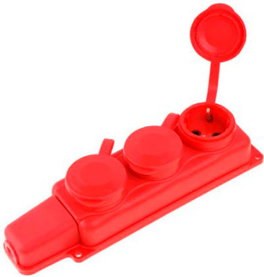 Розетка штепсельная Юпитер JP7601-10 (красный)