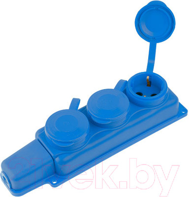 Розетка штепсельная Юпитер JP7601-09 (синий)