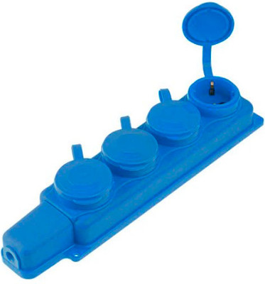 Розетка штепсельная Юпитер JP7601-11 (синий)