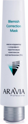 Маска для лица кремовая Aravia С хлорофилл-каротиновым комплексом и Д-пантенолом 3% (100мл)