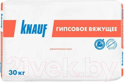 Гипс строительный Knauf Г-4 БII Вяжущий (30кг)