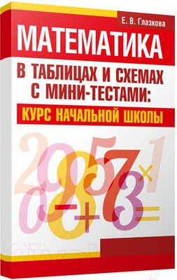 Учебное пособие Попурри Математика в таблицах и схемах с мини-тестами (Глазкова Е.)