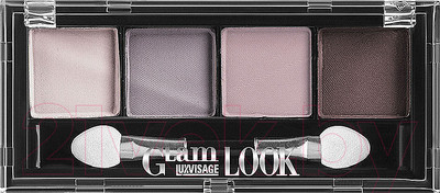 Палетка теней для век LUXVISAGE Glam Look тон 04 4-х цветные (4г)