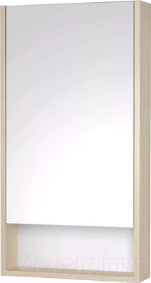 Шкаф с зеркалом для ванной Акватон Сканди 45 (1A252002SDB20)