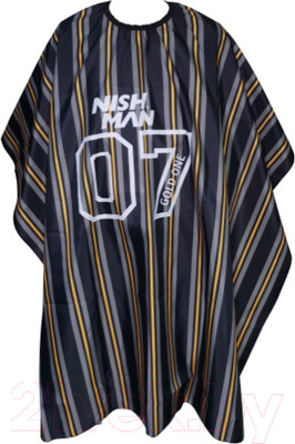 Накидка парикмахерская NishMan Gold One 07