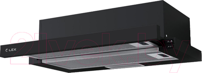 Вытяжка телескопическая Lex Hubble 50 / CHAT000084 (черный)
