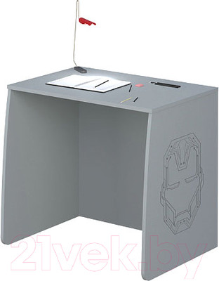 Письменный стол Polini Kids Marvel 4105 Железный человек (серый)