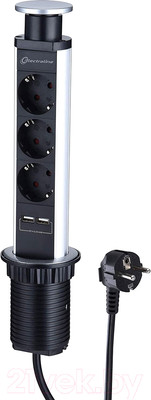 Блок розеточный Electraline 62557 (2м)