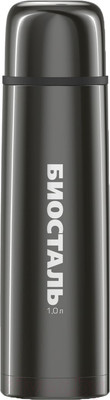 Термос для напитков Биосталь NB-1000V (1л, вороненая сталь)