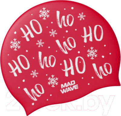 Шапочка для плавания Mad Wave New Year (разноцветный)