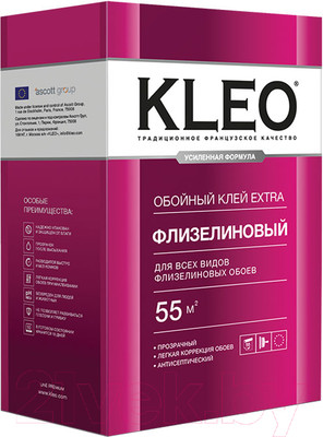 Клей для обоев KLEO Extra 55 Флизелиновый (380г)
