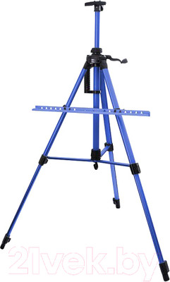 Мольберт БЕЛОСНЕЖКА Тренога телескопическая 77-BS (синий)