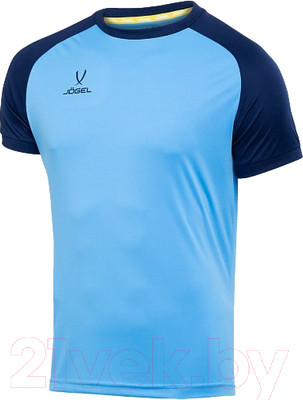 Футболка игровая футбольная Jogel Camp Reglan Jersey / JFT-1021 (S, синий/темно-синий)