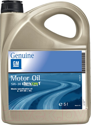 Моторное масло GM Opel 5W30 Dexos1 Gen 3 / 95599877 (5л)