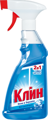 Средство для мытья стекол Клин Окна и Зеркала Кристалл (500мл)
