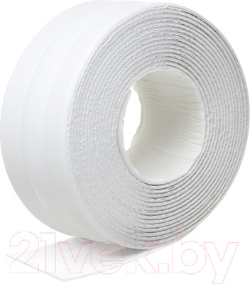 Лента бордюрная самоклеящаяся Unibob Фигурная для раковин и ванн 38ммx3.35м / 46326 (белый)