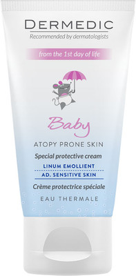 Крем детский Dermedic Emolient Linum Baby Защитный SPF15 (50г)